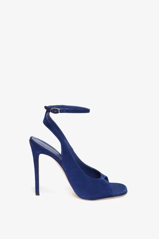 Women Sandals Victoria Beckham Dawn Sandal In Night Blue Suede
