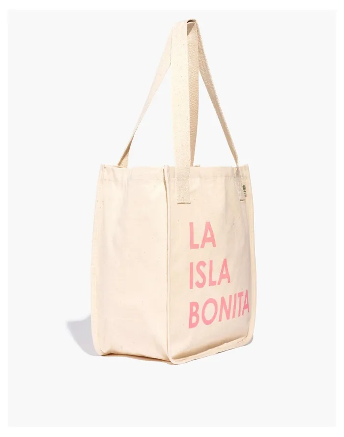 Women Ser Paraso Organic Cotton NYC Reusable Tote Bag White Multi Madewell Totes Women Ser Paraso Organic Cotton NYC Reusable Tote Bag White Multi Madewell Totes