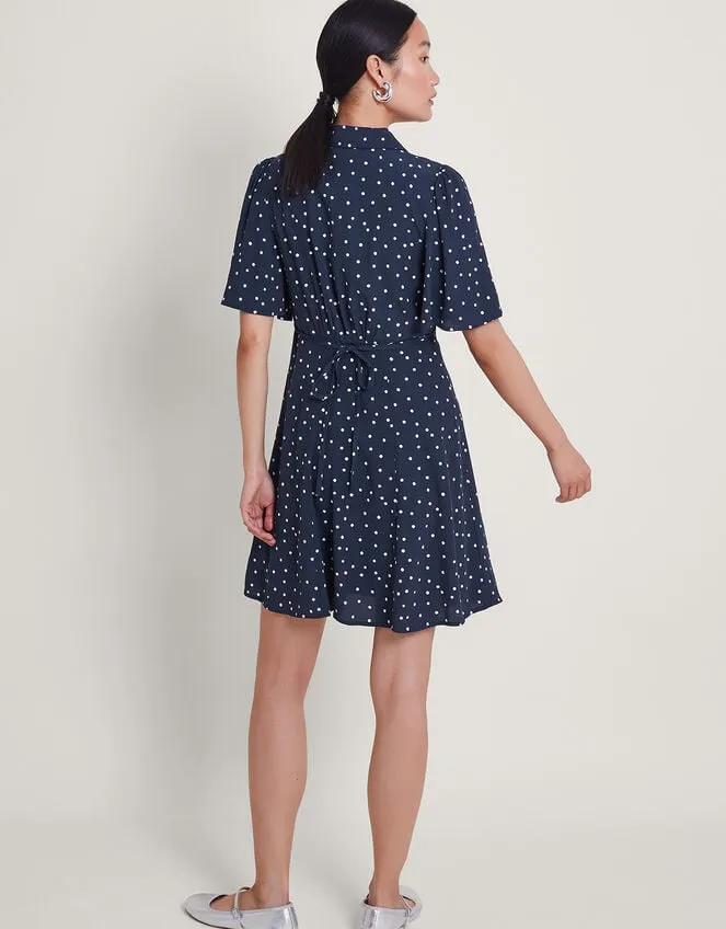 Women Shiloh Spot Dress Blue Monsoon Dresses