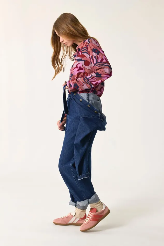 Women Shirt Esmael Manitou Chemise Viscose Multicolore Des Petits Hauts Blouses Shirts and Tops