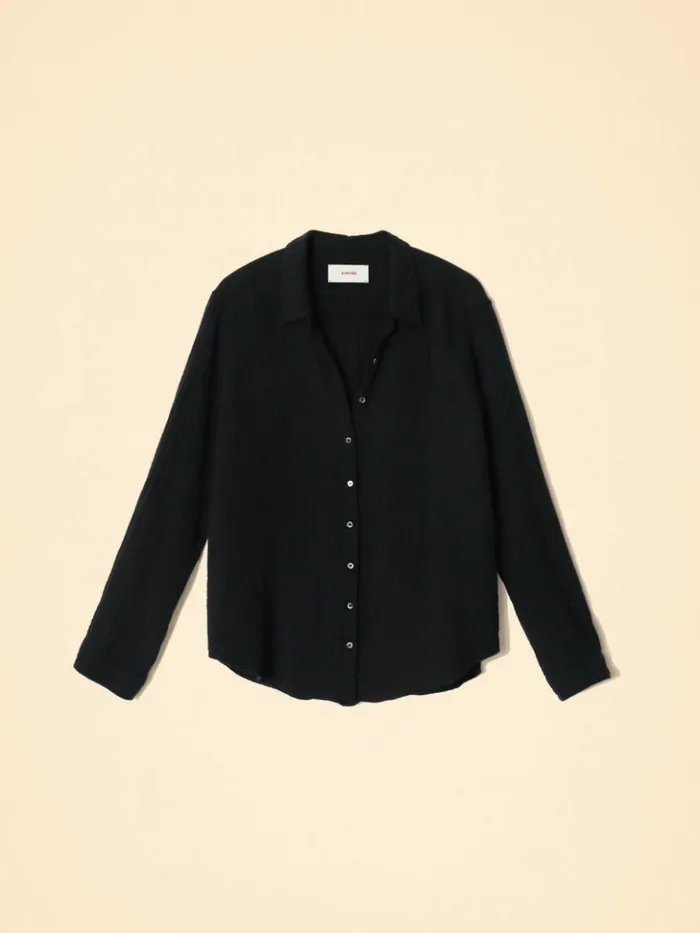 Women Shirts Xirena Black Scout Shirt