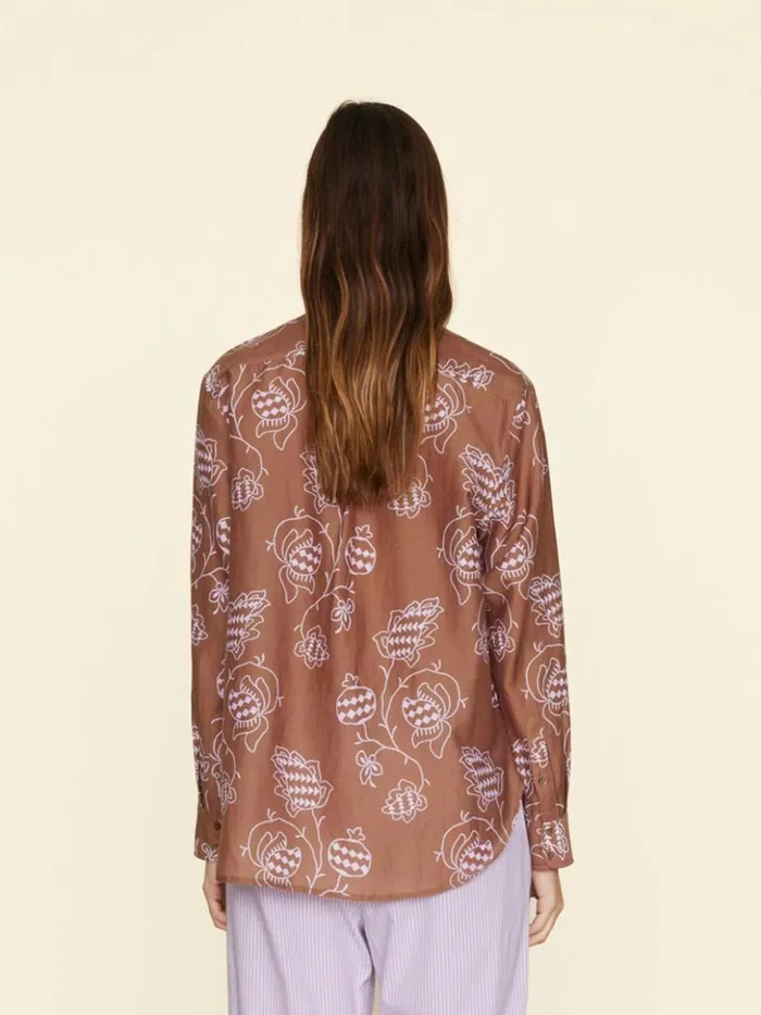 Women Shirts Xirena Mocha Pom Beau Shirt