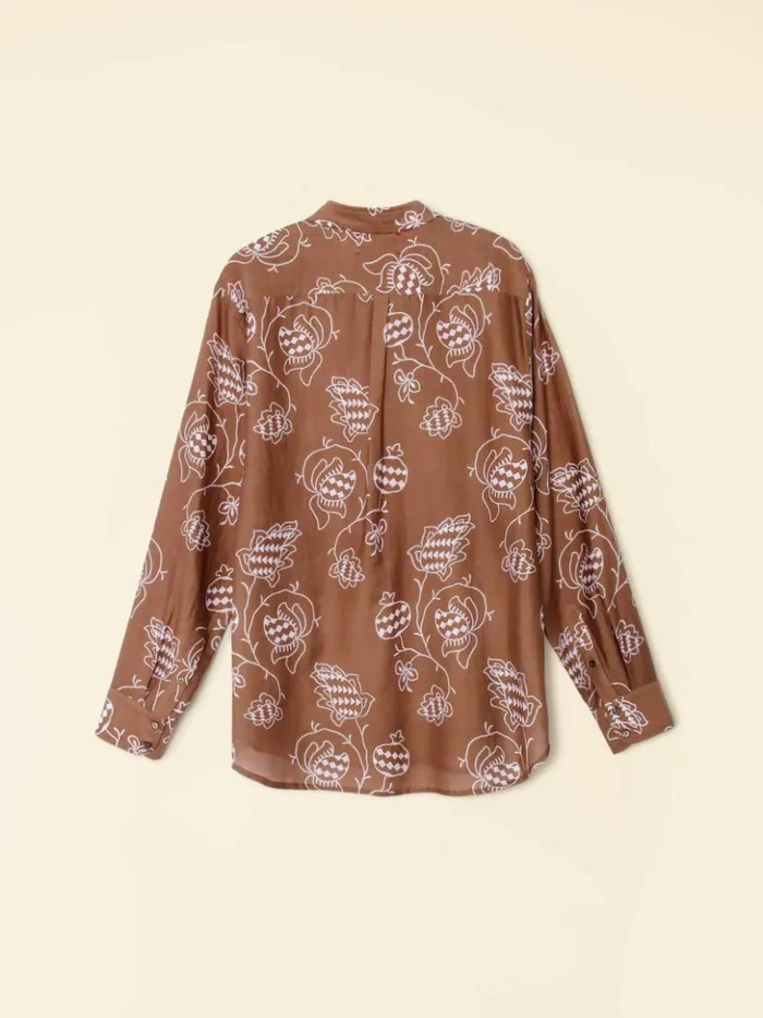 Women Shirts Xirena Mocha Pom Beau Shirt