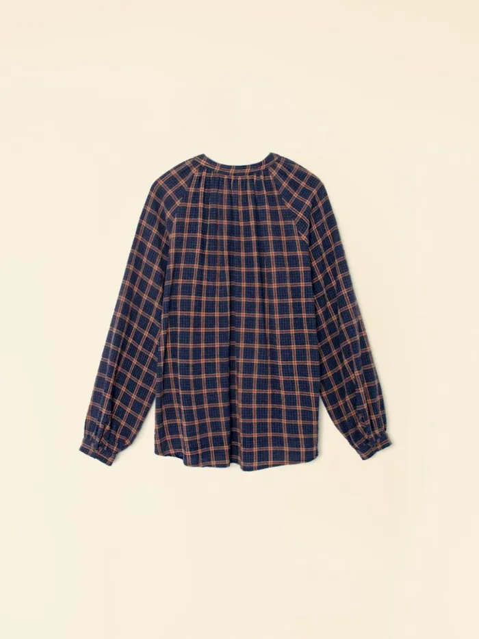Women Shirts Xirena Navy Brick Evan Shirt