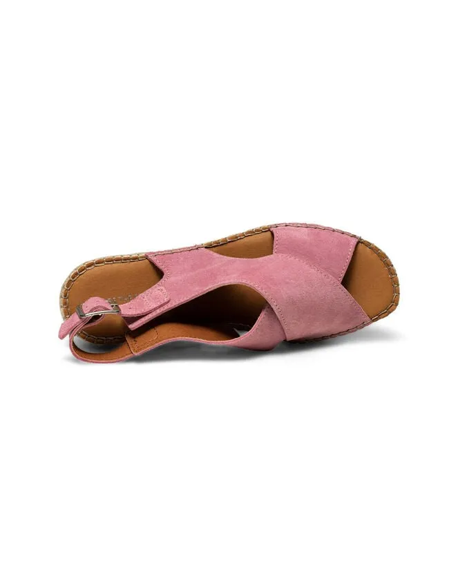 Women Shoe The Bear Suede Wedges Pink Monsoon Sandals
