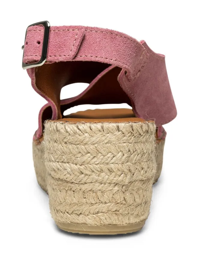 Women Shoe The Bear Suede Wedges Pink Monsoon Sandals