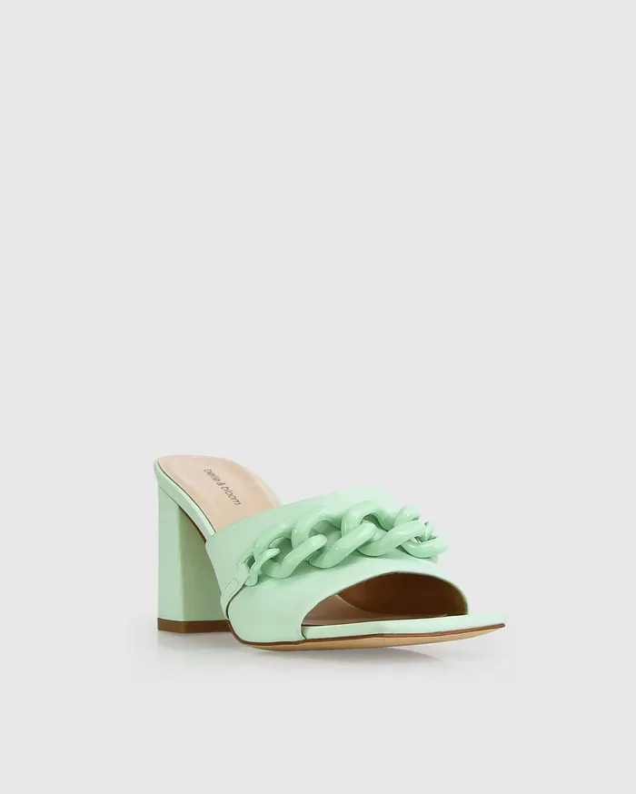 Women Shoes Belle and Bloom Walking With You Mule 8211 Mint