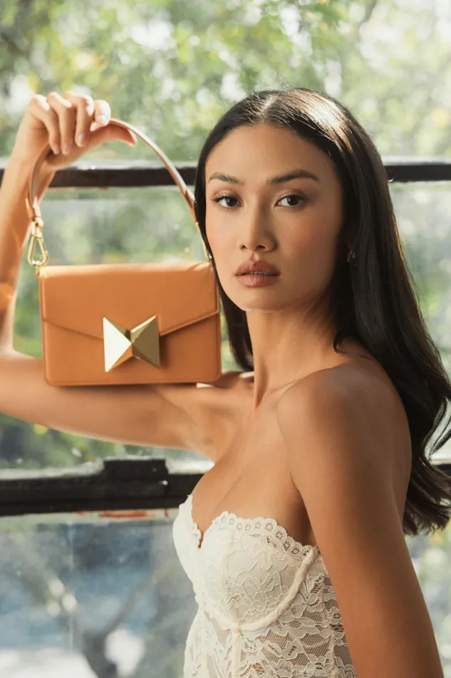 Women Shoulder Bags Mac Duggal Mini Leather Shoulder Handbag With Gold Hardware 8211 FINAL SALE Toffee Women Shoulder Bags Mac Duggal Mini Leather Shoulder Handbag With Gold Hardware 8211 FINAL SALE Toffee