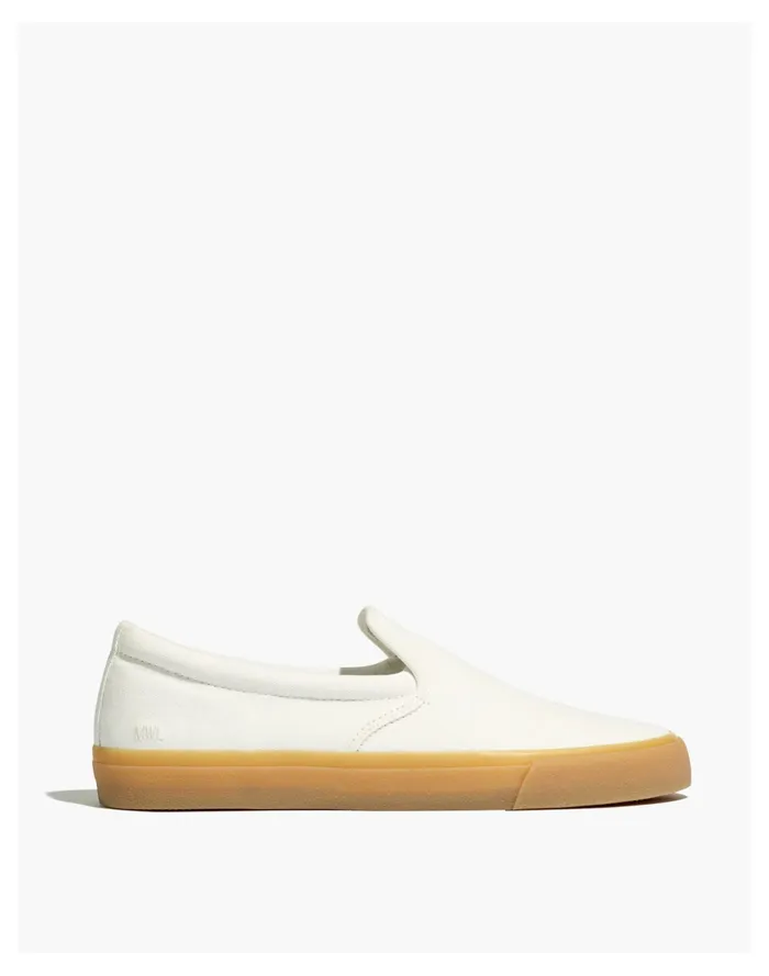 Women Sidewalk Slip On Sneakers In Recycled Canvas Pale Parchment Madewell Sneakers Women Sidewalk Slip On Sneakers In Recycled Canvas Pale Parchment Madewell Sneakers