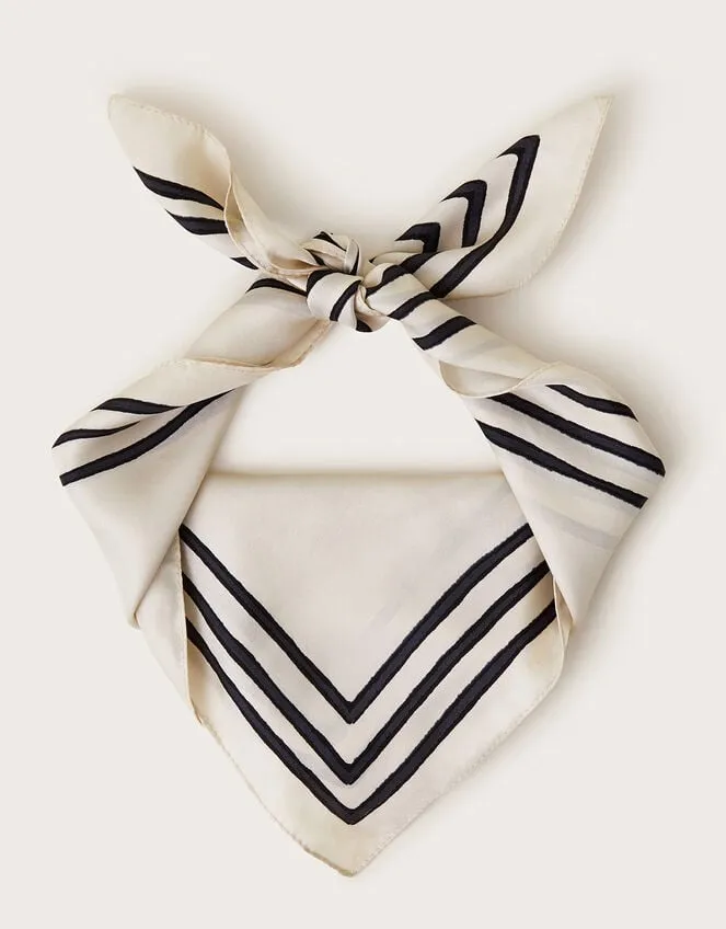 Women Silk Square Scarf Monsoon Scarves