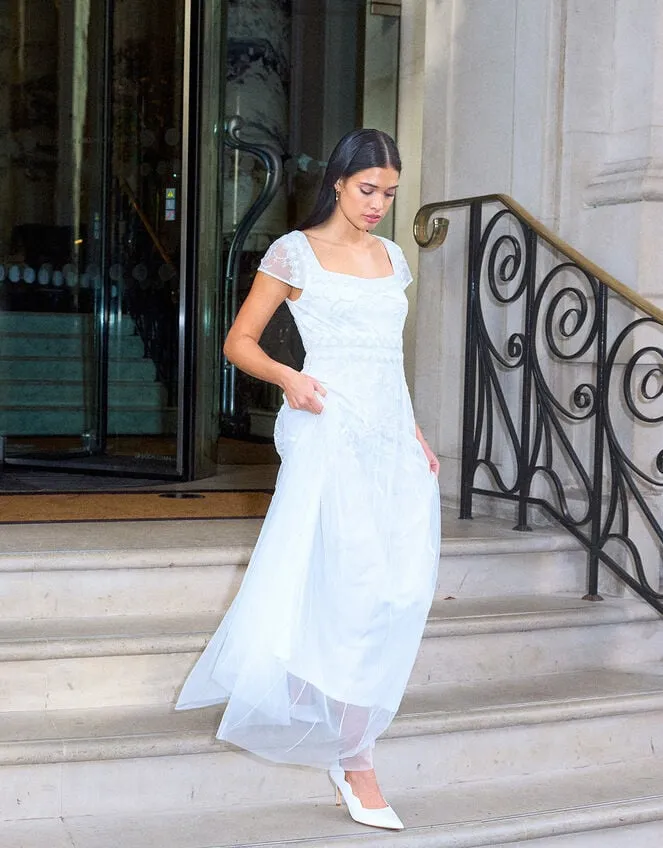 Women Simone Bridal Maxi Dress Ivory Monsoon Dresses