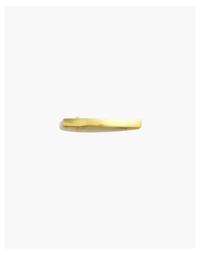 Women Skinny Barrette Vintage Gold Madewell Hair Accessories