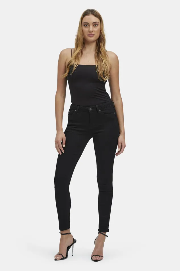 Women Skinny Jeans Bardot Kate Hipster Jeans In Black Black Women Skinny Jeans Bardot Kate Hipster Jeans In Black Black