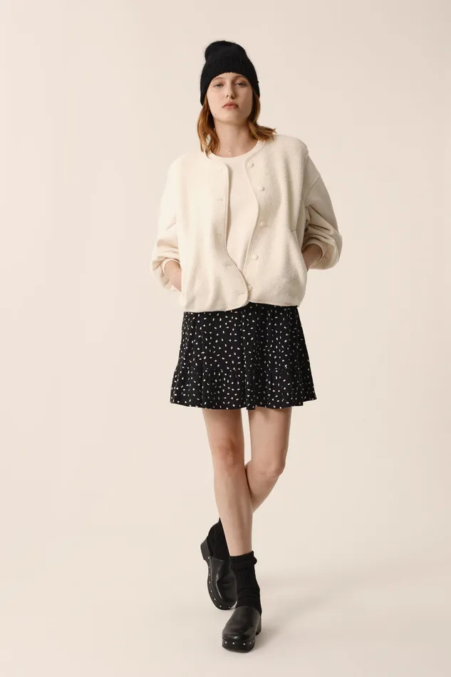 Women Skirt Sanae Meeko Jupe Viscose Multicolore Des Petits Hauts Dresses and Skirts