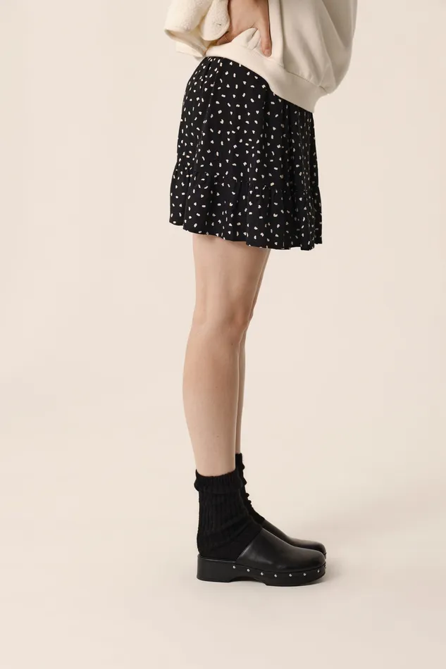 Women Skirt Sanae Meeko Jupe Viscose Multicolore Des Petits Hauts Dresses and Skirts