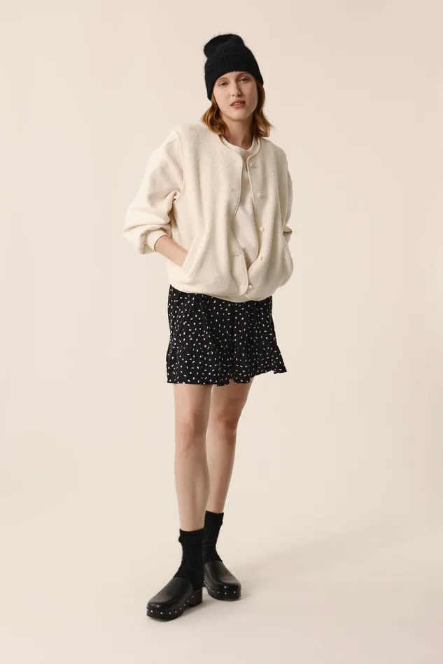 Women Skirt Sanae Meeko Jupe Viscose Multicolore Des Petits Hauts Dresses and Skirts