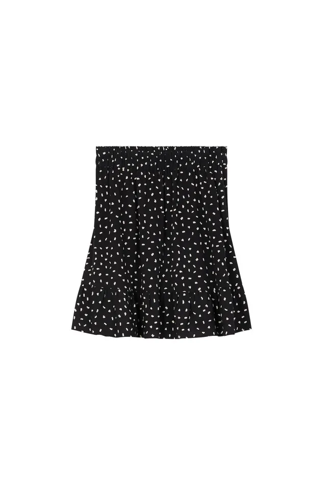 Women Skirt Sanae Meeko Jupe Viscose Multicolore Des Petits Hauts Dresses and Skirts