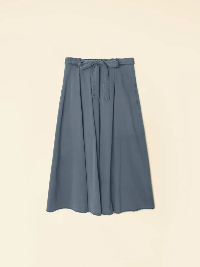 Women Skirts Xirena Blue Storm Bellan Twill Skirt