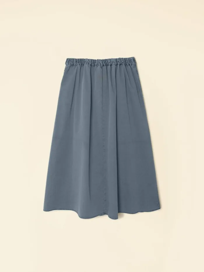 Women Skirts Xirena Blue Storm Bellan Twill Skirt
