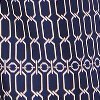 Women Sleepwear Victoria Beckham Chain Print Robe In Navy