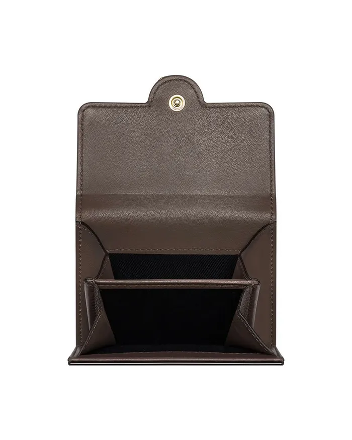 Women Small Leather Goods Oscar De La Renta Taupe French Wallet Taupe Women Small Leather Goods Oscar De La Renta Taupe French Wallet Taupe