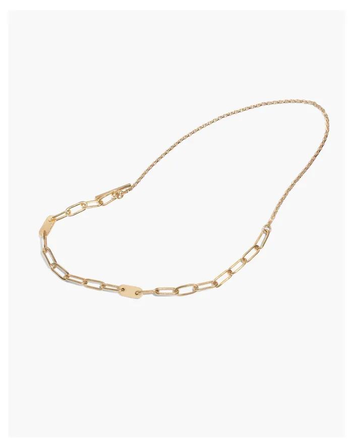Women Soko Delicate Ellipse Collar Necklace Gold Madewell Necklaces