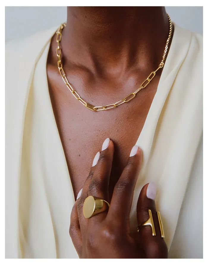 Women Soko Delicate Ellipse Collar Necklace Gold Madewell Necklaces Women Soko Delicate Ellipse Collar Necklace Gold Madewell Necklaces