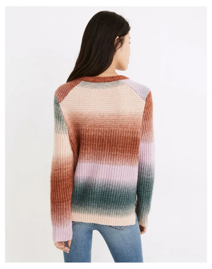 Women Space Dyed Button Shoulder Pullover Sweater Spacedye Sorbet Madewell Sweaters Women Space Dyed Button Shoulder Pullover Sweater Spacedye Sorbet Madewell Sweaters