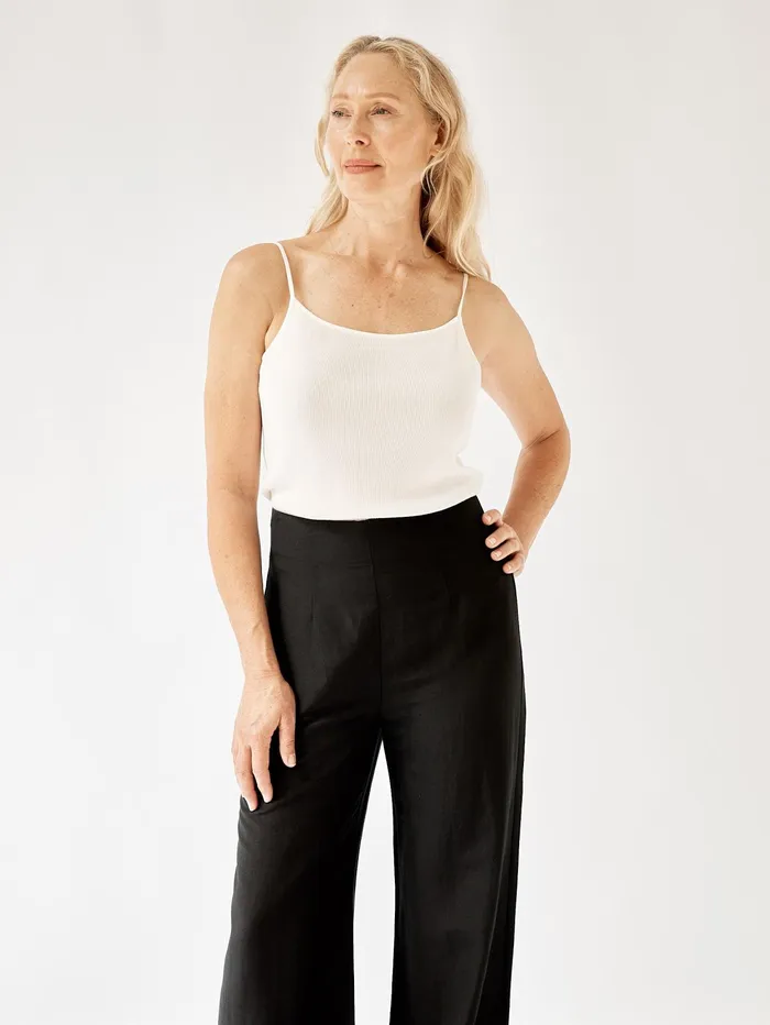 Women St Agni 8211 90s Knit Slip Cami In White The UNDONE Tops