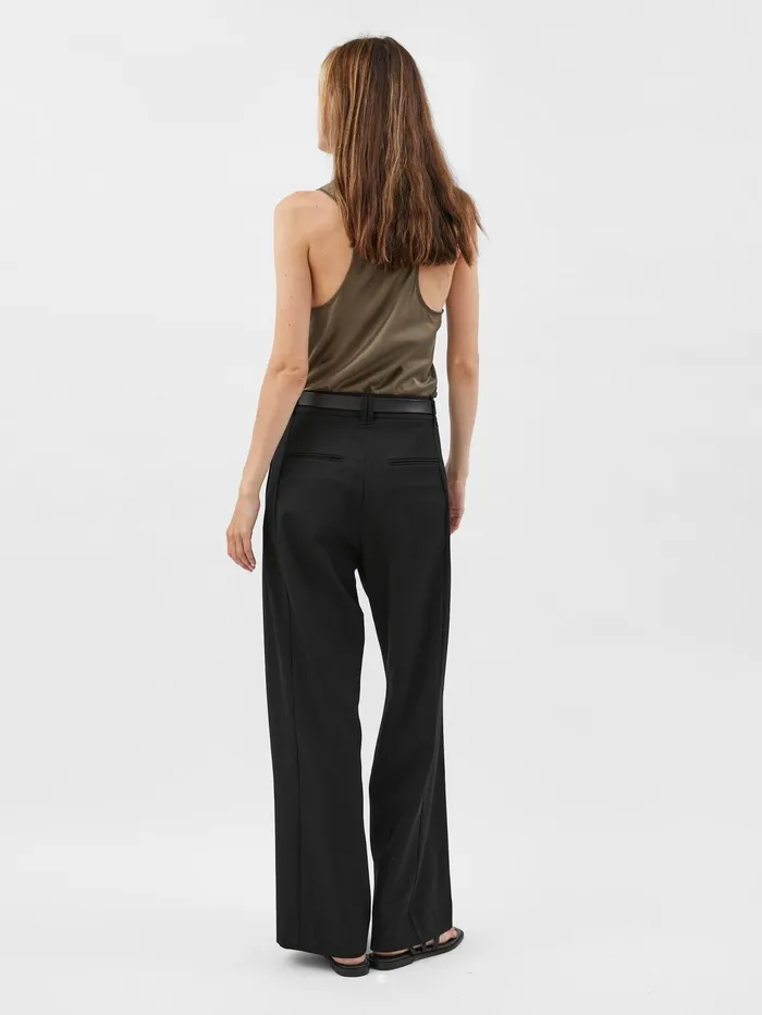 Women St Agni 8211 Racer Back Bias Tank In Golden Brown Kelp The UNDONE Tops