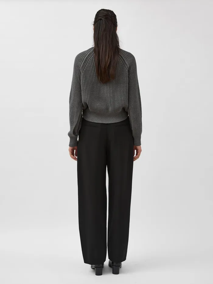 Women St Agni 8211 Split Sleeve Jumper In Grey Smoke The UNDONE Knitwear