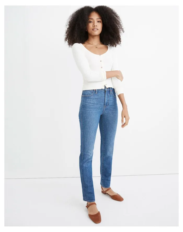 Women Stovepipe Full Length Jeans In Styler Wash Styler Wash Madewell Jeans