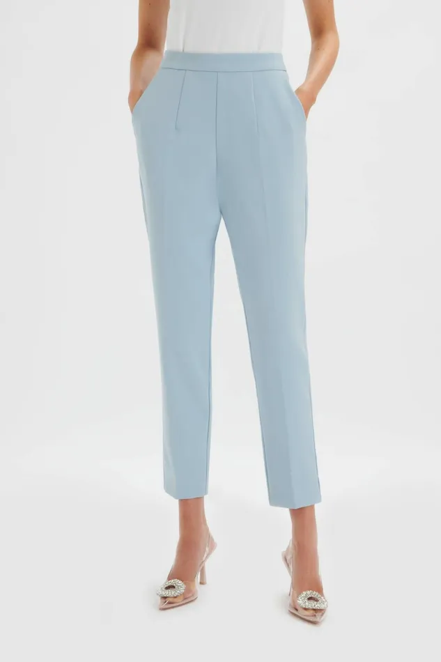 Women Suiting Lavish Alice VANESSA Tapered Leg Trouser In Cornflower Blue Cornflower Blue