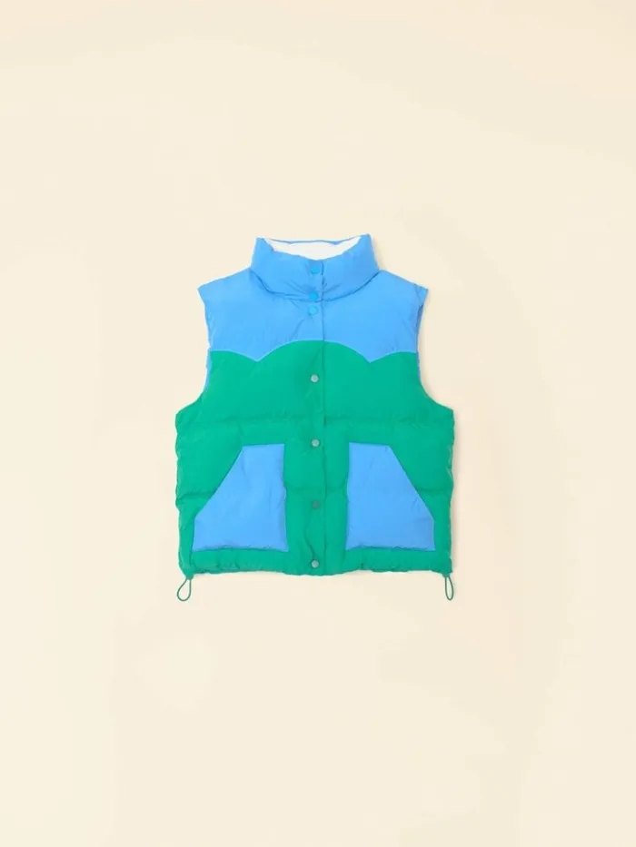 Women Sweaters and Jackets Xirena Blue Grass Miller Vest