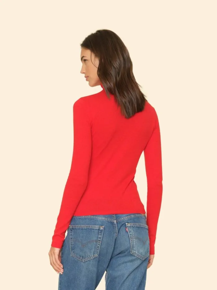 Women Sweaters and Jackets Xirena Bright Flame Tommy Sweater