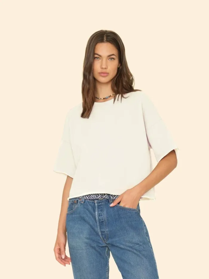 Women Sweats and Tees Xirena Clouds Romeo Sweatshirt