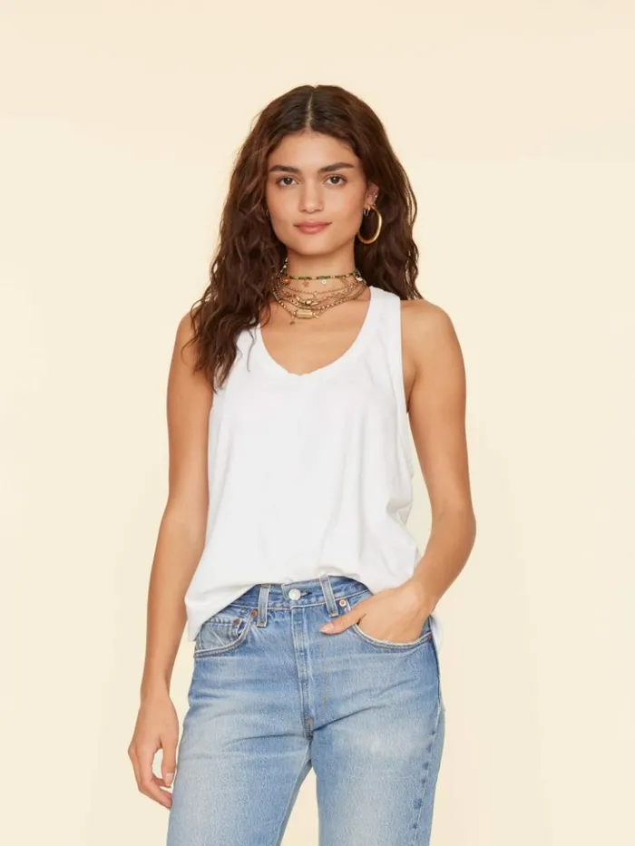 Women Sweats and Tees Xirena White Jett Tank