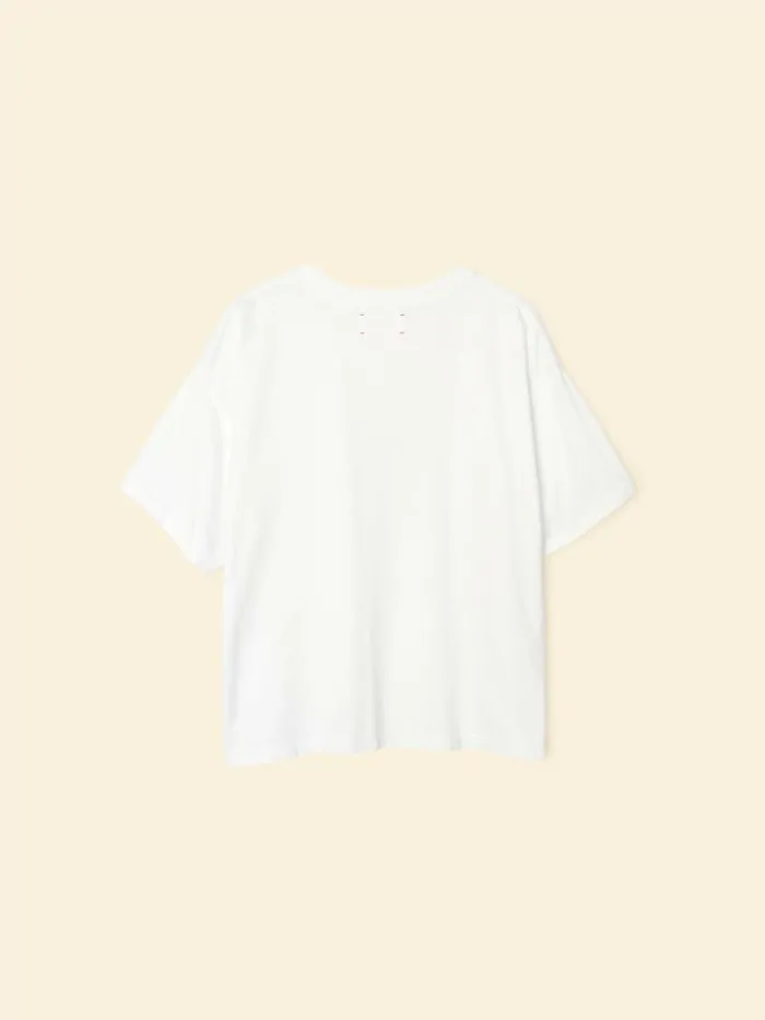 Women Sweats and Tees Xirena White Palmer Tee