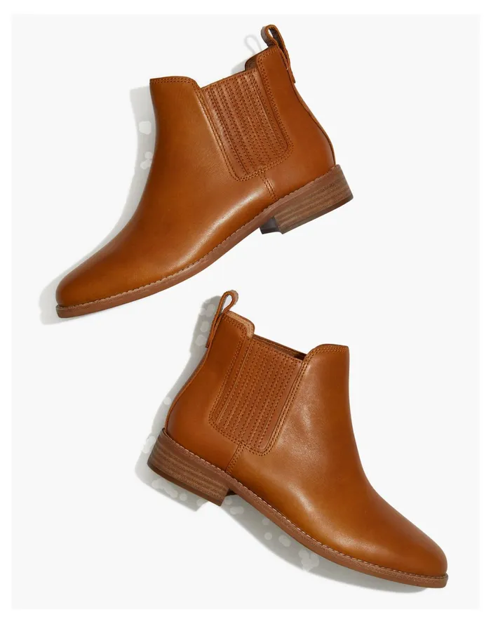 Women The Ainsley Chelsea Boot English Saddle Madewell Boots