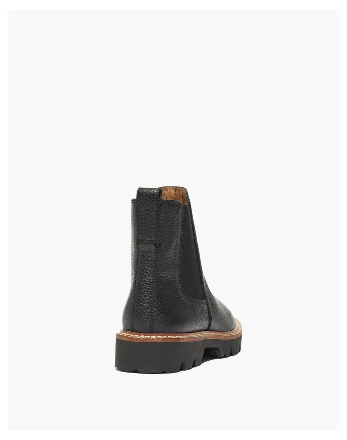 Women The Citywalk Lugsole Chelsea Boot In Leather True Black Madewell Boots Women The Citywalk Lugsole Chelsea Boot In Leather True Black Madewell Boots