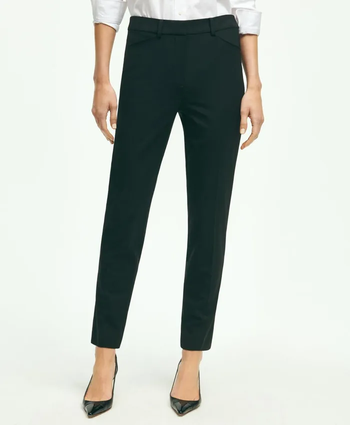 Women The Essential Brooks Brothers Stretch Wool Slim Crop Pants Black Brooks Brothers Pants and Skirts Women The Essential Brooks Brothers Stretch Wool Slim Crop Pants Black Brooks Brothers Pants and Skirts