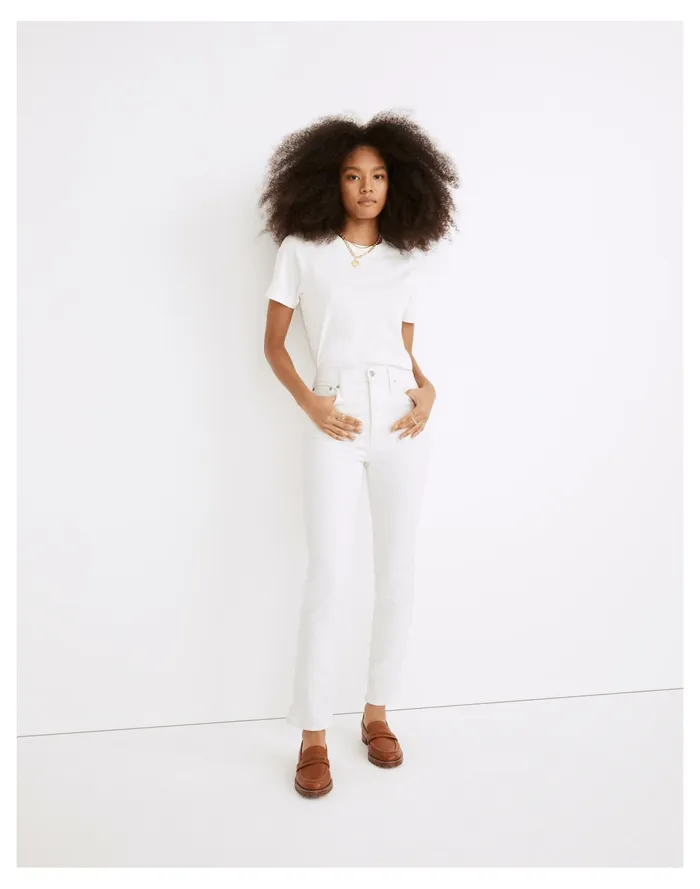 Women The High Rise Perfect Vintage Jean In Tile White Tile White Madewell Jeans Women The High Rise Perfect Vintage Jean In Tile White Tile White Madewell Jeans