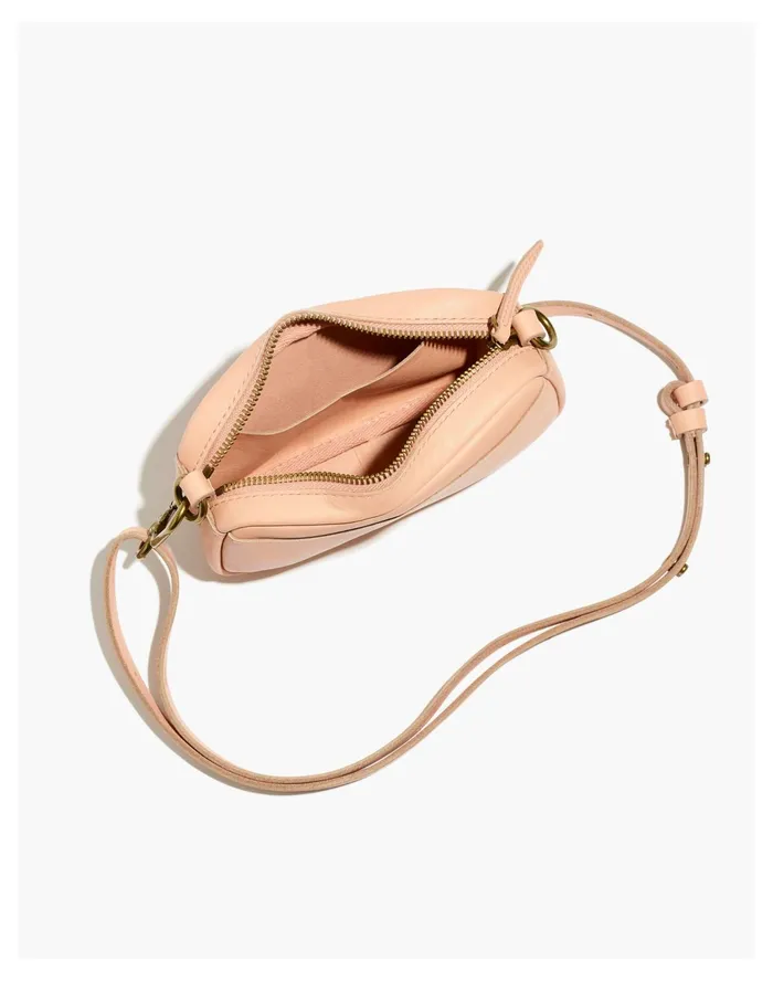 Women The Leather Carabiner Mini Crossbody Bag Muted Shell Madewell Crossbody Bags Women The Leather Carabiner Mini Crossbody Bag Muted Shell Madewell Crossbody Bags