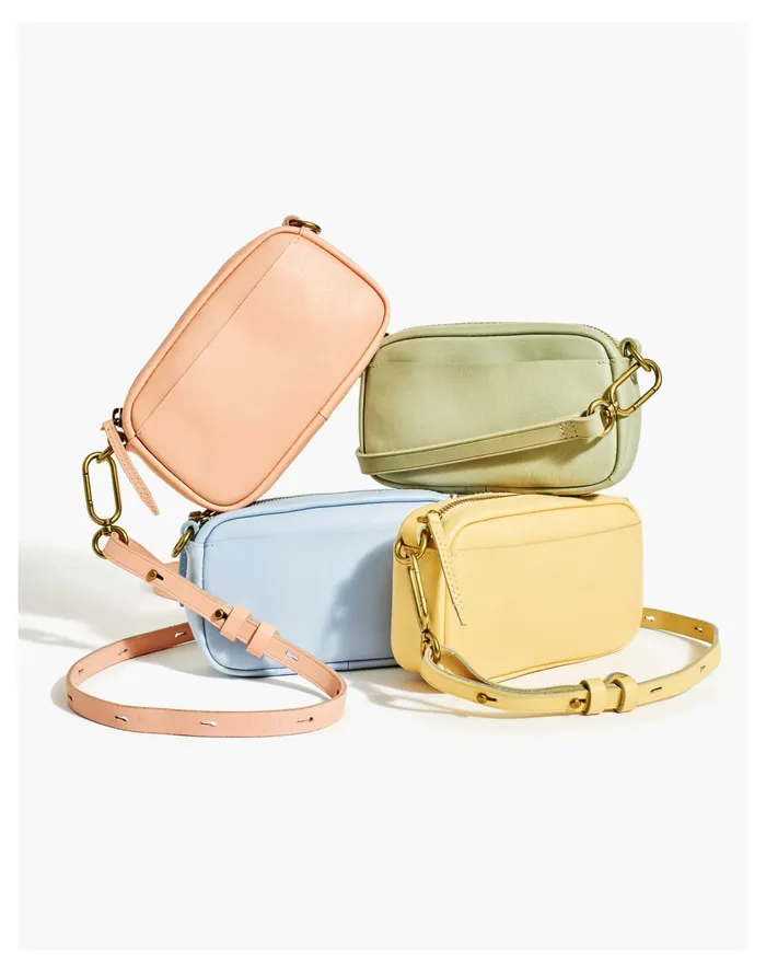 Women The Leather Carabiner Mini Crossbody Bag Muted Shell Madewell Crossbody Bags Women The Leather Carabiner Mini Crossbody Bag Muted Shell Madewell Crossbody Bags