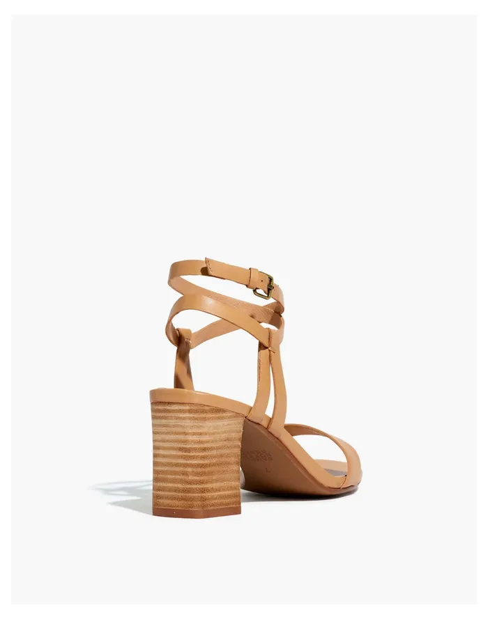 Women The Loli Ankle Strap Sandal Amber Brown Madewell Sandals Women The Loli Ankle Strap Sandal Amber Brown Madewell Sandals