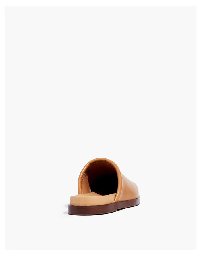 Women The Louisa Mule Amber Brown Madewell Flats Women The Louisa Mule Amber Brown Madewell Flats