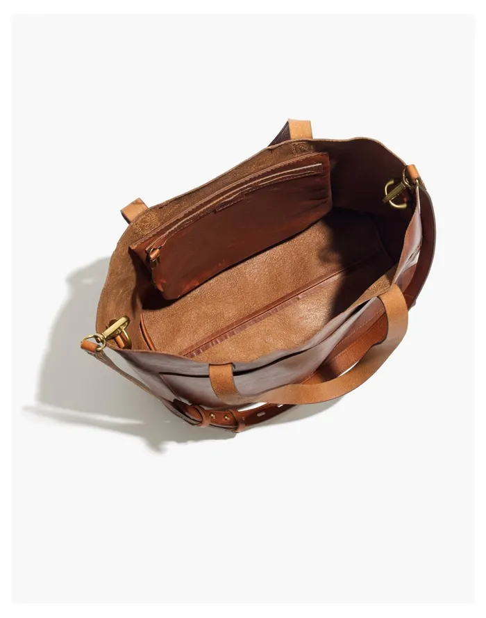 Women The Medium Transport Tote English Saddle Madewell Bag Straps Women The Medium Transport Tote English Saddle Madewell Bag Straps