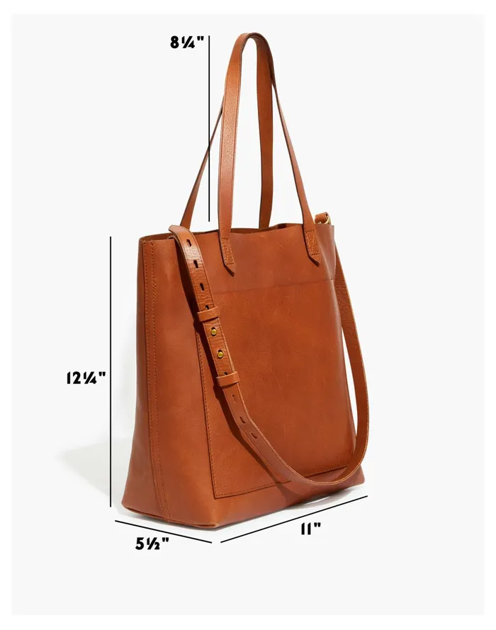 Women The Medium Transport Tote English Saddle Madewell Bag Straps Women The Medium Transport Tote English Saddle Madewell Bag Straps
