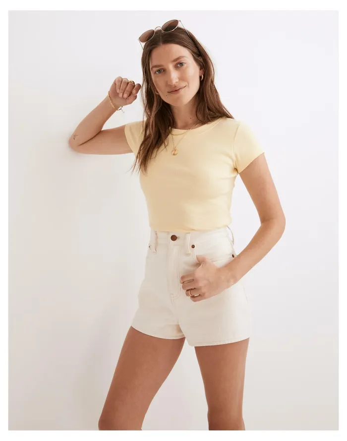Women The Momjean Short Short In Vintage Canvas Wash Vintage Canvas Madewell Shorts Women The Momjean Short Short In Vintage Canvas Wash Vintage Canvas Madewell Shorts