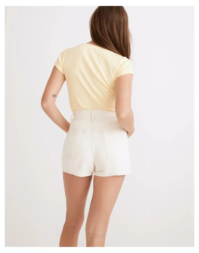 Women The Momjean Short Short In Vintage Canvas Wash Vintage Canvas Madewell Shorts Women The Momjean Short Short In Vintage Canvas Wash Vintage Canvas Madewell Shorts